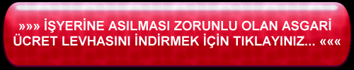 İŞYERİNE ASILMASI ZORUNLU OLAN ASGARİ ücret levhası