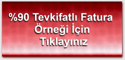 %90 Tevkifatlı Fatura