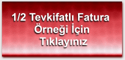 1/2 Tevkifatlı Fatura